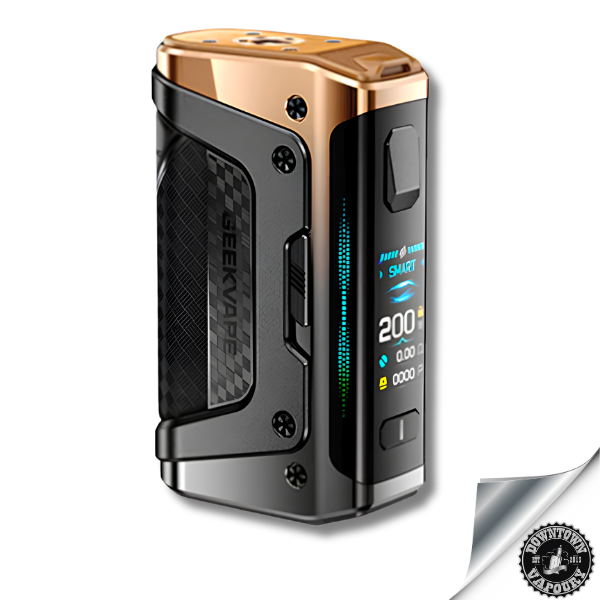 Geek Vape Aegis Legend 5 200W Box Mod Racing Gold Downtown Vapoury