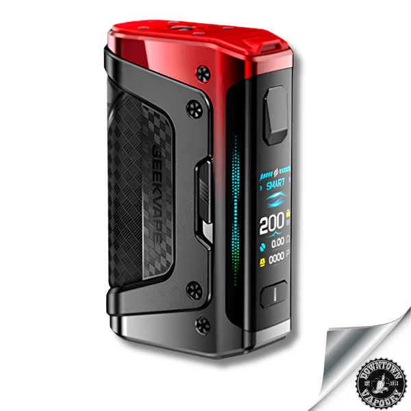 Geek Vape Aegis Legend 5 200W Box Mod Turbo Red Downtown Vapoury