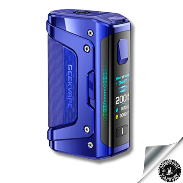 Geek Vape Aegis Legend 5 200W Box Mod Twilight Blue Downtown Vapoury