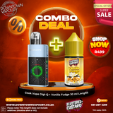 Geek Vape Digi-Q Vista Paired with  Vanilla Fudge 30 ml Longfill Downtown Vapoury