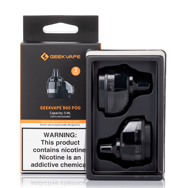 GeekVape B60 Aegis Boost 2 Replacement Pods (1 pc) Downtown Vapoury