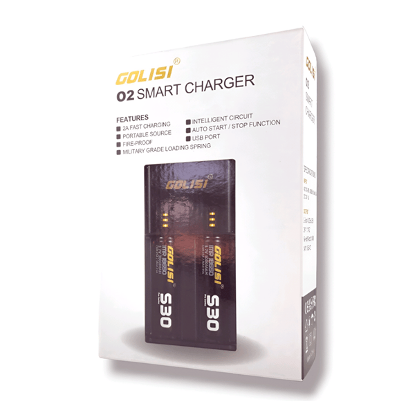 Golisi O2 2.0A Fast Smart Charger Downtown Vapoury