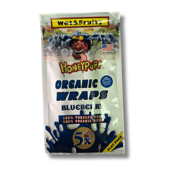 Honey Puff Organic Wraps (1 pack) Blueberry Downtown Vapoury
