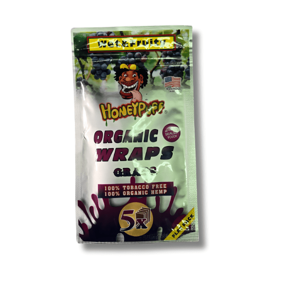 Honey Puff Organic Wraps (1 pack) Grape Downtown Vapoury