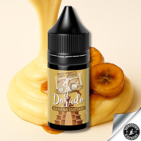 Lost World El Dorado Banana Custard Nic Salt/MTL - Longfill