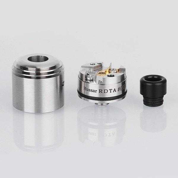 Hussar BF RDA 1:1 clone Silver Downtown Vapoury