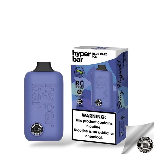 Hyperbar RC 12000 Puff Disposable Pod Device 5% Blue Razz Ice Downtown Vapoury