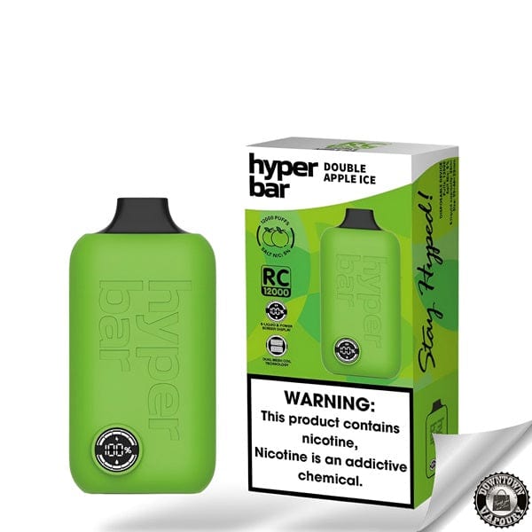 Hyperbar RC 12000 Puff Disposable Pod Device 5% Double Apple Ice Downtown Vapoury