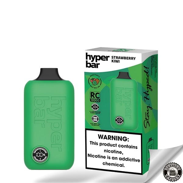 Hyperbar RC 12000 Puff Disposable Pod Device 5% Strawberry Kiwi Ice Downtown Vapoury
