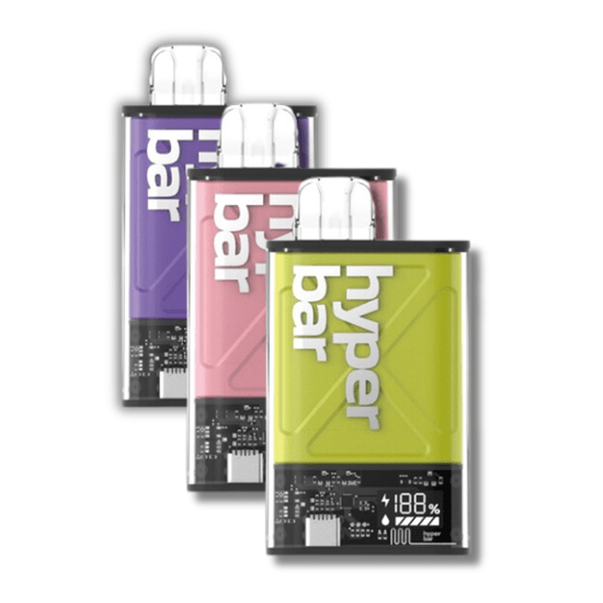 Hyperbar Ultra 12000 Puff Disposable Pod Device 5% Downtown Vapoury