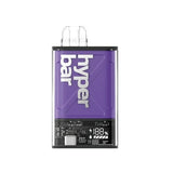 Hyperbar Ultra 12000 Puff Disposable Pod Device 5% Sakura Grape Downtown Vapoury