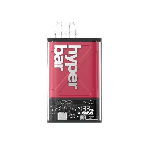 Hyperbar Ultra 12000 Puff Disposable Pod Device 5% Strawberry Kiwi Downtown Vapoury