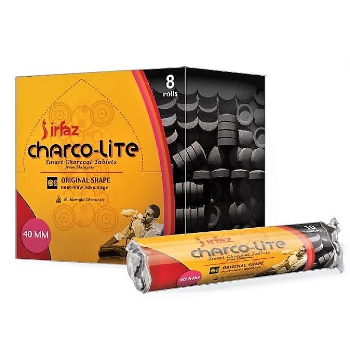 Irfaz Charco-Lite Charcoal 40MM (1PC) Downtown Vapoury