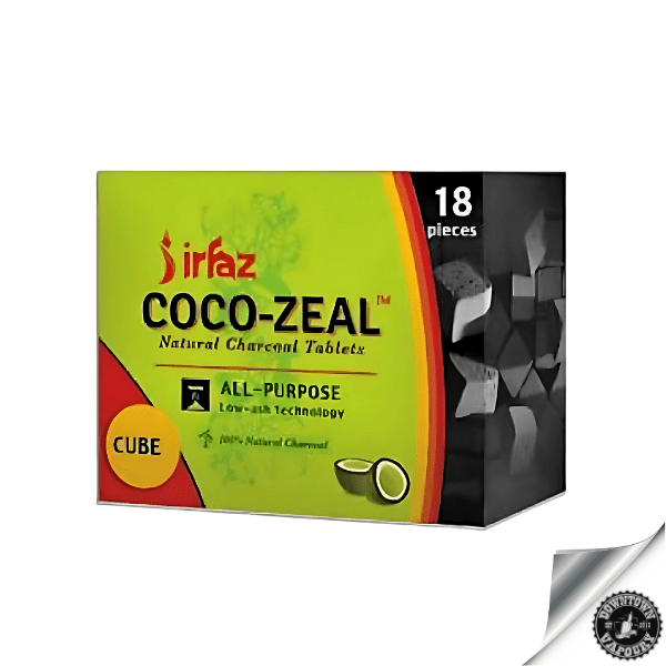 Irfaz Coco-Zeal Cube 18pcs Box Downtown Vapoury