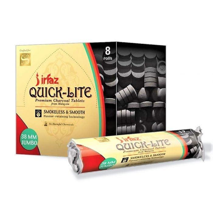 Irfaz Quick-Lite Charcoal 38MM Jumbo (1PC) Downtown Vapoury
