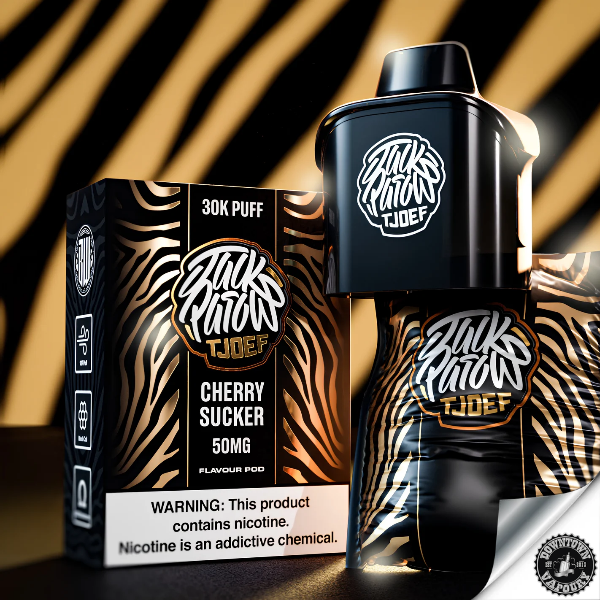 Jack Parow 30k Replacement Pod (1pc) Cherry Sucker 50mg Downtown Vapoury