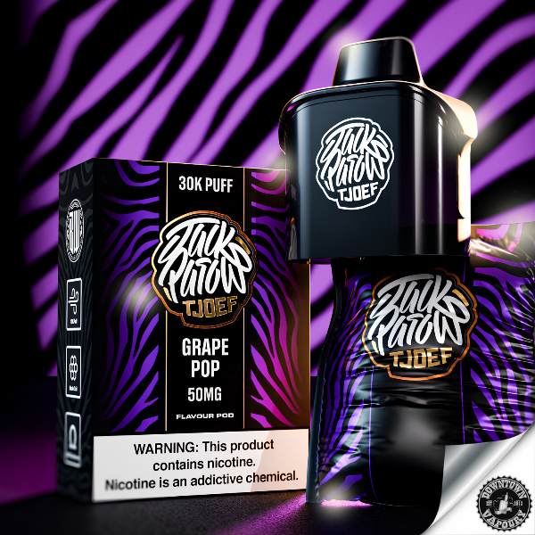 Jack Parow 30k Replacement Pod (1pc) Grape Pop 50mg Downtown Vapoury