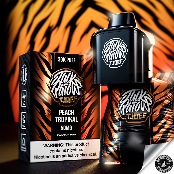 Jack Parow 30k Replacement Pod (1pc) Peach Tropikal 50mg Downtown Vapoury
