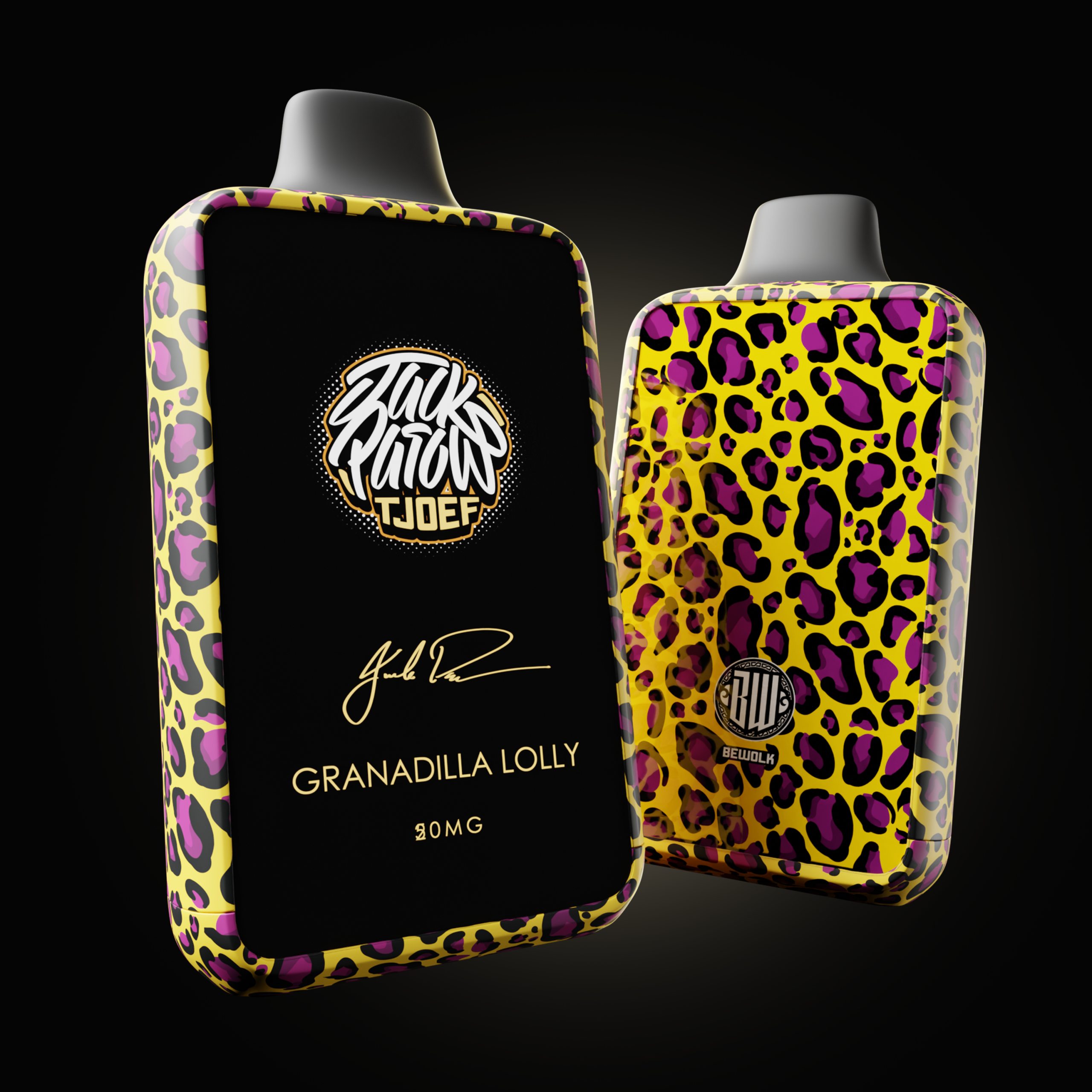 Jack Parow - Tjoef 10000 puff Disposable 5% JP – Granadilla Lolly Downtown Vapoury