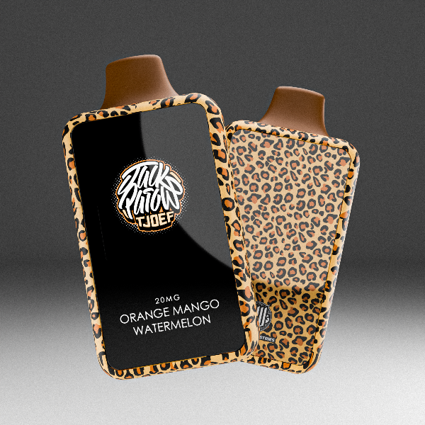 Jack Parow - Tjoef 10000 puff Disposable 5% Leopard – Orange Mango Watermelon Downtown Vapoury