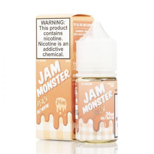 Jam Monster Peach SALTS E-Liquid - 30mL Downtown Vapoury