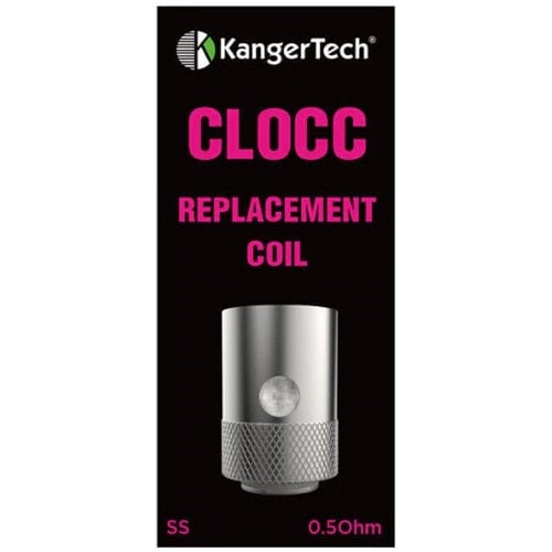 KangerTech CLOCC Replacement Coils (5pc) 0.5 ohm Downtown Vapoury