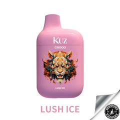 KUZ C6000 Puff Disposable Device 5% Lush Ice Downtown Vapoury