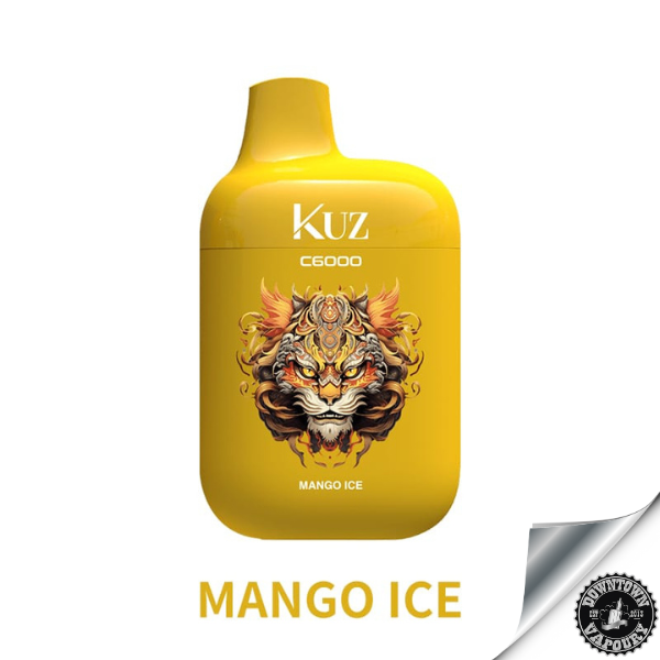 KUZ C6000 Puff Disposable Device 5% Mango Ice Downtown Vapoury