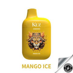 KUZ C6000 Puff Disposable Device 5% Mango Ice Downtown Vapoury