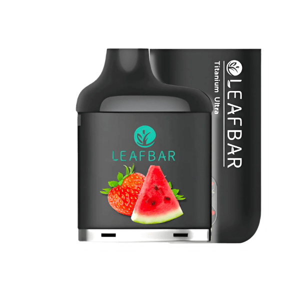 LeafBar Titanium Ultra 5% 20 000 Puff Kit Black / Strawberry Watermelon Downtown Vapoury