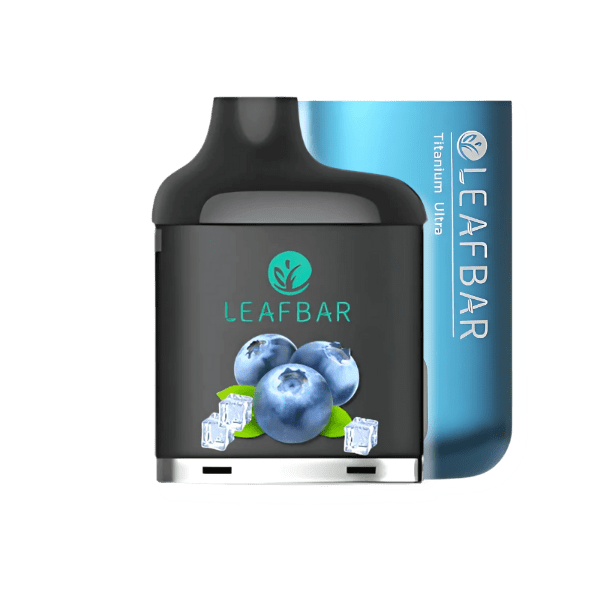 LeafBar Titanium Ultra 5% 20 000 Puff Kit Blue / Blueberry Ice Downtown Vapoury