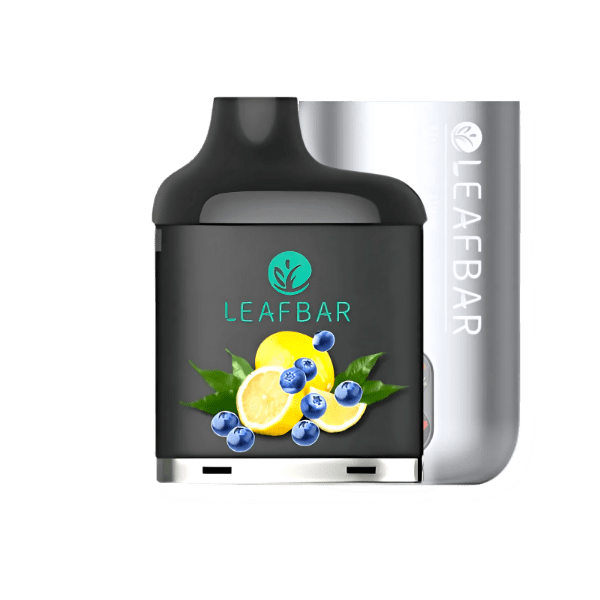LeafBar Titanium Ultra 5% 20 000 Puff Kit Silver / Blueberry Lemonade Downtown Vapoury