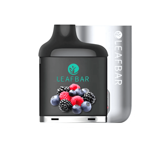 LeafBar Titanium Ultra 5% 20 000 Puff Kit Silver / Mixed Berries Downtown Vapoury