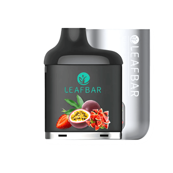 LeafBar Titanium Ultra 5% 20 000 Puff Kit Silver / Strawberry Watermelon Passion Downtown Vapoury