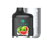 LeafBar Titanium Ultra 5% 20 000 Puff Kit Silver / Watermelon Ice Downtown Vapoury