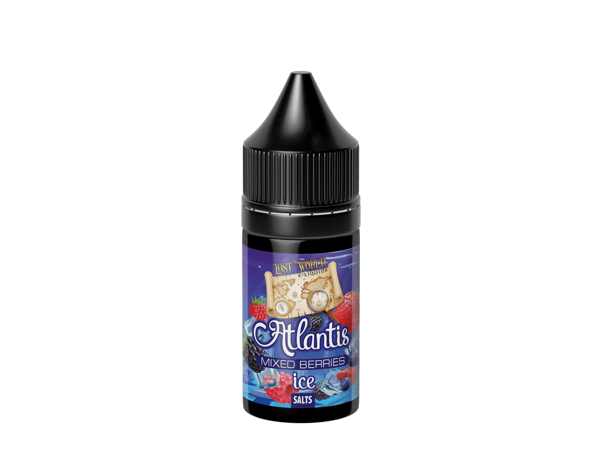 Lost World Atlantis Mixed Berries Ice Salts 30ml Downtown Vapoury