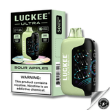 Luckee Ultra 40 000 Puff Disposable Pod Device 5% Sour Apples Downtown Vapoury