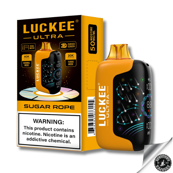 Luckee Ultra 40 000 Puff Disposable Pod Device 5% Sugar Rope Downtown Vapoury