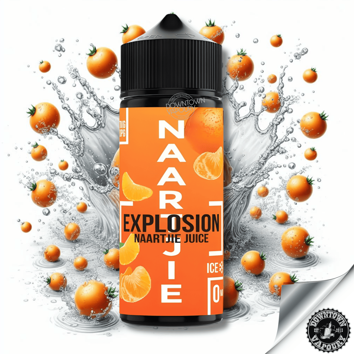 Naartjie Explosion -Naartjie Juice 120ml Downtown Vapoury