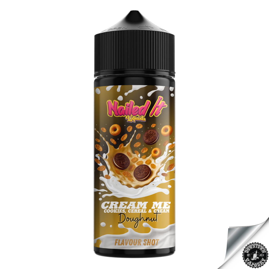 Nailed It Cream me doughnuts Longfill Downtown Vapoury