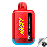 Nasty Disposable Rechargeable Bar 9000 puff 5% Raspberry Slushy Ice Downtown Vapoury