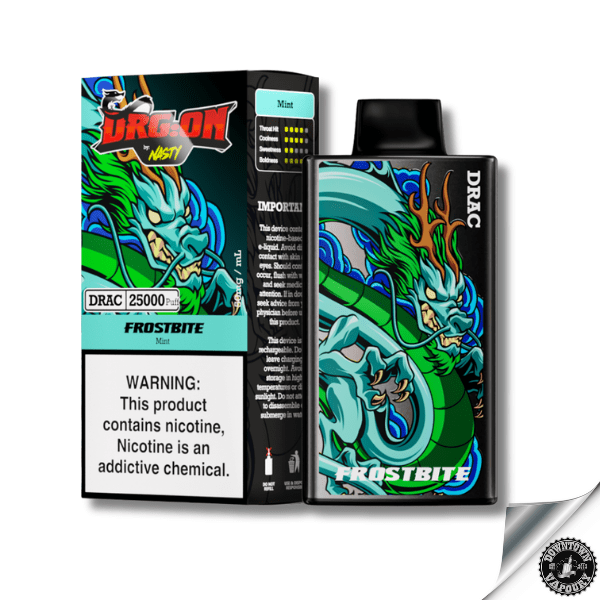 Nasty Drg:on 25k Disposable 50MG Frostbite - Mint Downtown Vapoury