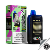 Nasty Surge+ Summer Ice 55 000 Puff Disposable Device 5% Mzansi Mist - Tropical Punch Ice Downtown Vapoury