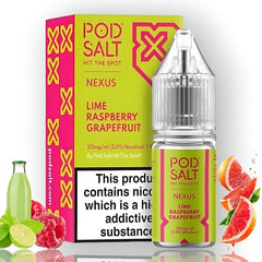 Nexus Lime Rasberry Grapefruit & Pod Salt 30ML