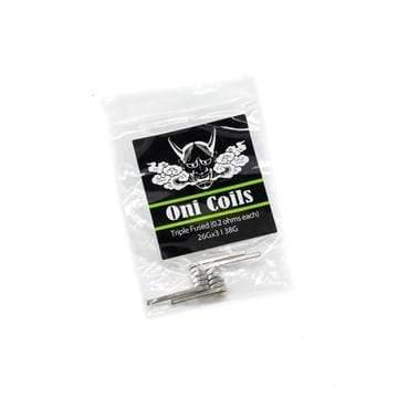 Oni Prebuilt Triple Fused Clapton Coil Pack of 2 (1pc)