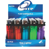 OTP Disposable Flint Gas Lighter (1Pc) Downtown Vapoury