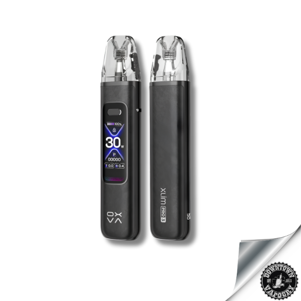 OXVA XLIM PRO 3 30W Pod System Ceramic Black Downtown Vapoury