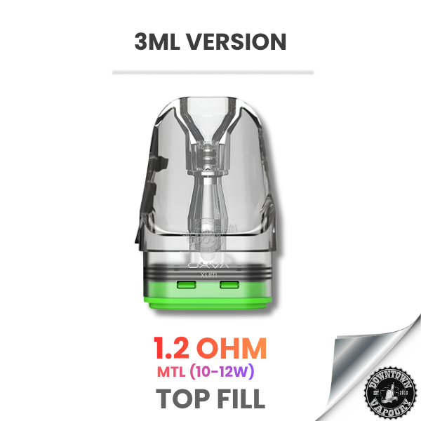 OXVA XLIM V3 Replacement Pods (1pc) 1.2Ω - MTL (10-12w) Downtown Vapoury