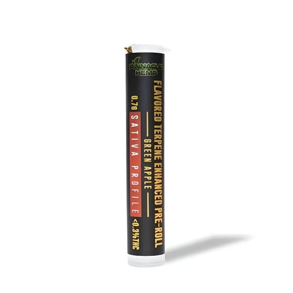 Pinnacle Hemp PreRolls Hybrid (5pc) Pre-Roll - Green Apple (Sativa)