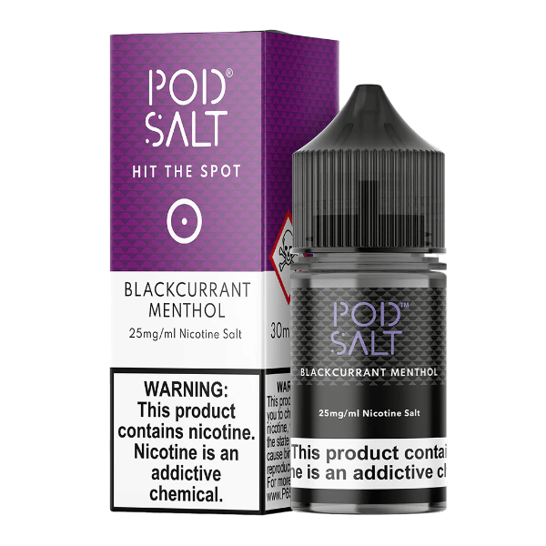 Pod Salt Blackcurrant Menthol 30ml Nic Salts